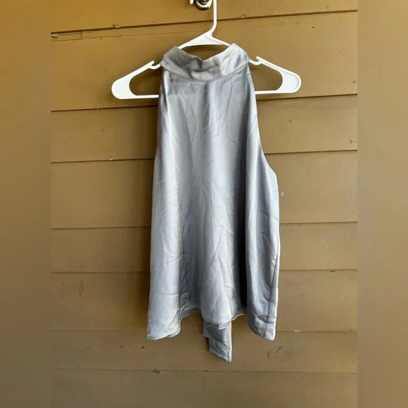 Silver Holiday Ann Taylor Tank Top - Size Medium - Picture 1 of 4